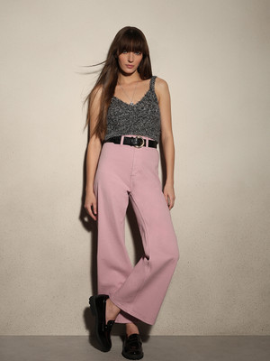 VERO MODA Straight Fit Women Pink Jeans