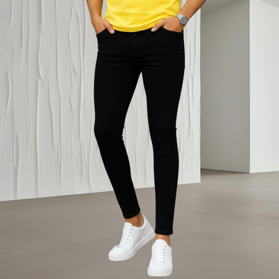 Koetler Skinny Men Black Jeans