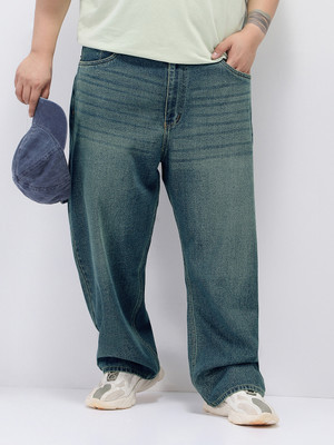 Urbano Plus Loose Fit Men Light Blue Jeans