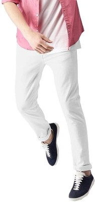 ASHA Slim Men White Jeans