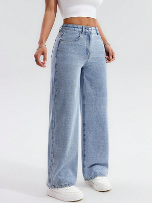 lovely london Regular Women Light Blue Jeans
