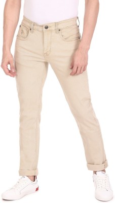 U.S. POLO ASSN. Skinny Men Beige Jeans