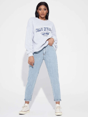 SHREE DHWARKESH Boyfriend Women Light Blue Jeans