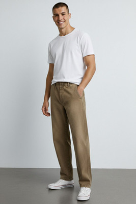 WOLFFOXX Straight Fit Men Brown Jeans