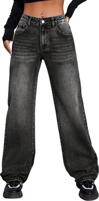 Robecult Straight Fit Women Black Jeans