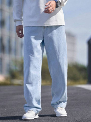 DENIM LOOK Loose Fit Men Light Blue Jeans