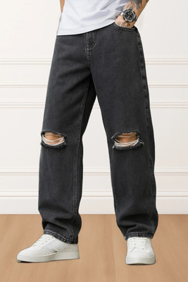 Maahit Loose Fit Men Grey Jeans