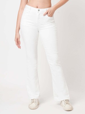 Kraus Jeans Flared Women White Jeans