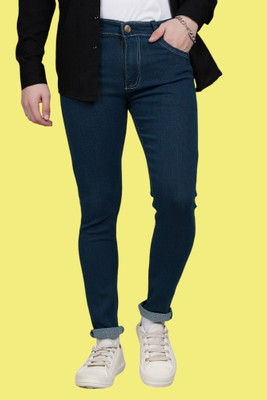 Lzard Slim Men Dark Green Jeans