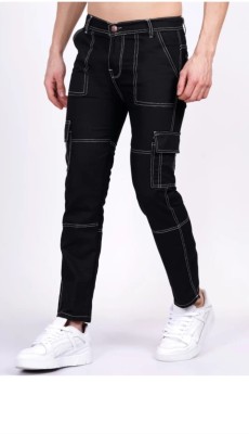 Maahit Jogger Fit Men Black Jeans