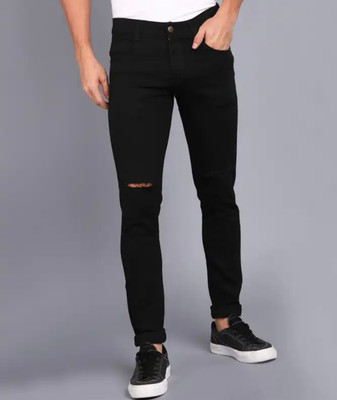 KAZAMAJEANS Slim Men Black Jeans