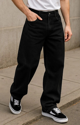 Zaba Denim Relaxed Fit Men Black Jeans