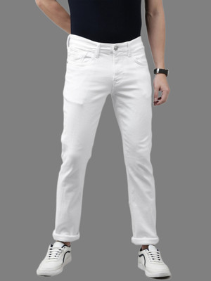 Halogen Skinny Men White Jeans