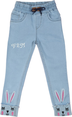 F2M Slim Girls Light Blue Jeans