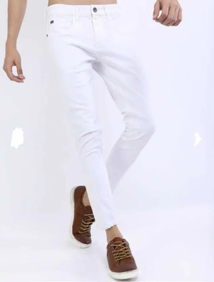 PE GENZ TRENDS Boyfriend Men White Jeans