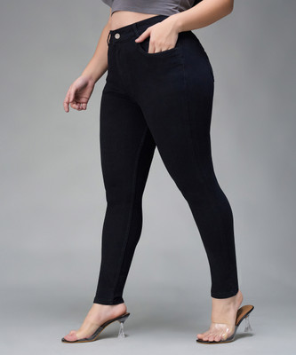 Miss Chase Skinny Women Black Jeans