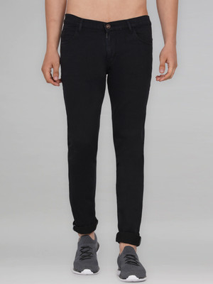 Dais Stretchable Slim Men Black Jeans