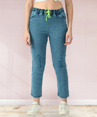 NEUNK Boot-Leg Women Blue Jeans