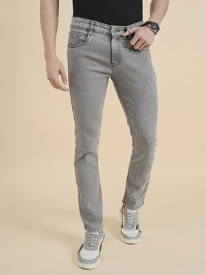 STUDIO NEXX Tapered Fit Men Grey Jeans