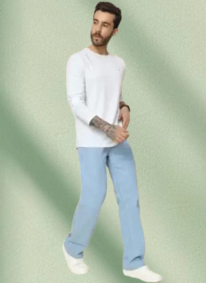 Nalitz Loose Fit Men Light Blue Jeans