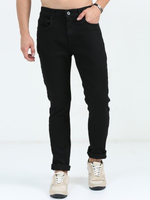 Mast & Harbour Tapered Fit Men Black Jeans