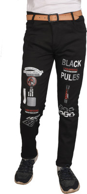 Fandom Collection Regular Men Black, White Jeans
