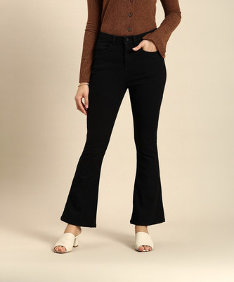 all about you Boot-Leg Women Black Jeans