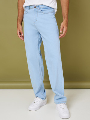 SHIMTEC Straight Fit Men Light Blue Jeans