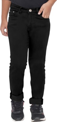 Sightly Regular Boys Black Jeans