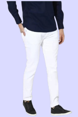 Fader Slim Men White Jeans
