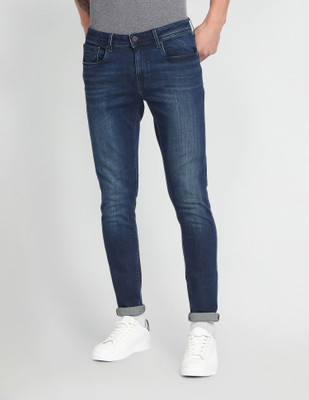 FLYING MACHINE Super Skinny Men Blue Jeans