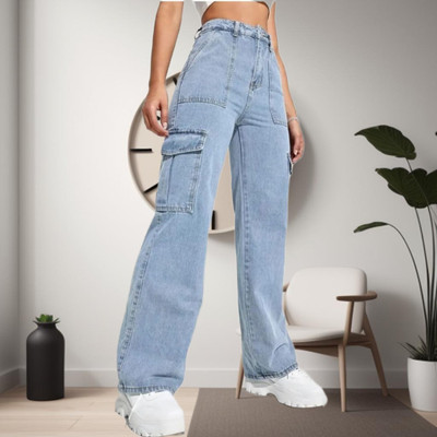 Vivda Flared Women Light Blue Jeans