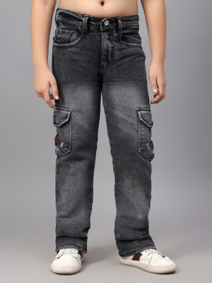 High Fame Regular Boys Dark Grey Jeans
