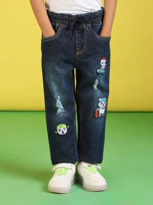 NautiNati Regular Baby Boys Dark Blue Jeans