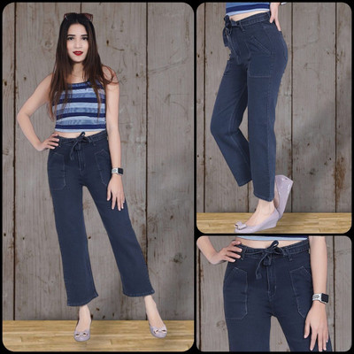 1DAYSTREET Regular Women Dark Blue Jeans