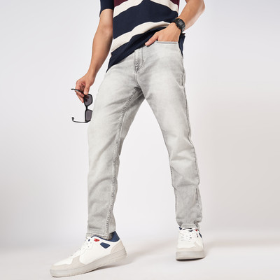 SF Jeans by Pantaloons Slim Men Grey Jeans
