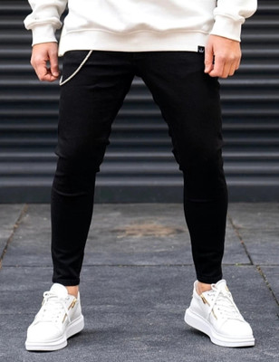 Crishtaliyo Slim Men Black Jeans