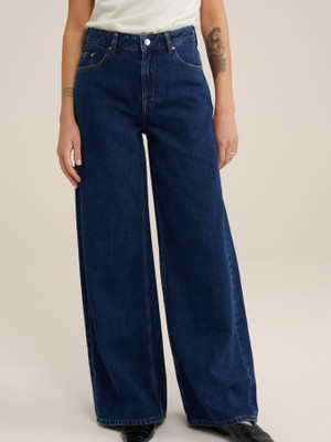 The Rivvrs co Straight Fit Women Dark Blue Jeans