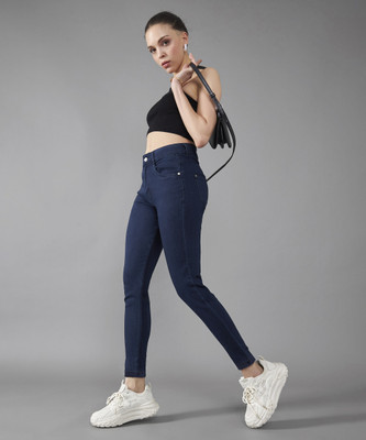 DOLCE CRUDO Skinny Women Dark Blue Jeans