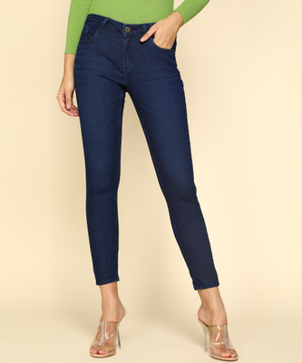 Herway Skinny Women Dark Blue Jeans