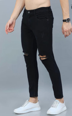 RusticBlooms Slim Men Black Jeans