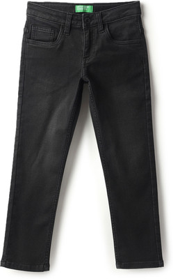 United Colors of Benetton Slim Boys Black Jeans
