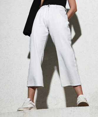 CAMPUS SUTRA Relaxed Fit Women White Jeans