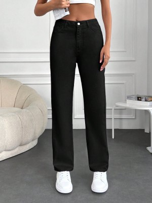 NUCOUTHS Regular Women Black Jeans