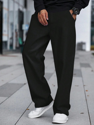 markview Loose Fit Men Black Jeans