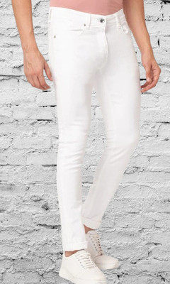 Event JN Fashion Boyfriend Men White Jeans