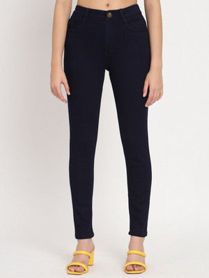 AngelFab Regular Women Black Jeans