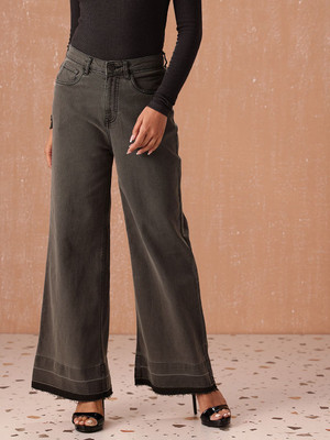 all about you Loose Fit Women Grey Jeans