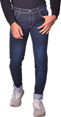 POKHINDA Regular Men Black Jeans