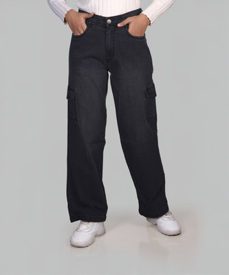 zayla Boyfriend Women Dark Grey Jeans